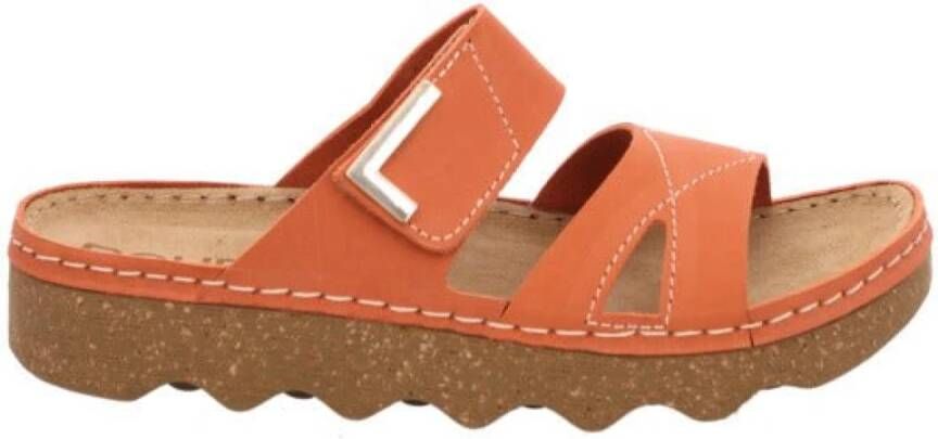 Rohde Flat Sandals Orange Dames