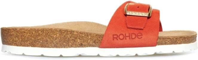 Rohde Flat Sandals Red Dames