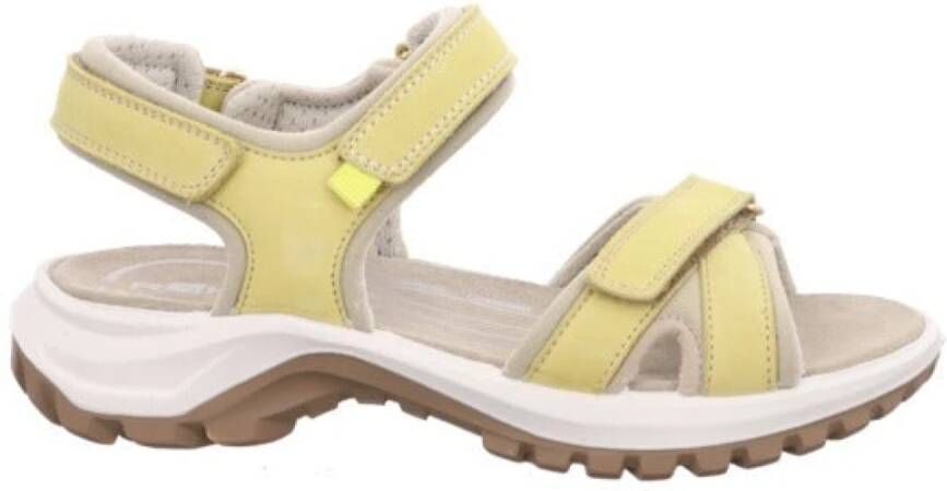 Rohde Flat Sandals Yellow Dames