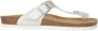 Rohde Leren Teenslippers Dames Wit Metalli - Thumbnail 43