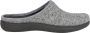 Rohde Grijze Vilt Thuis Slippers Gray Dames - Thumbnail 2