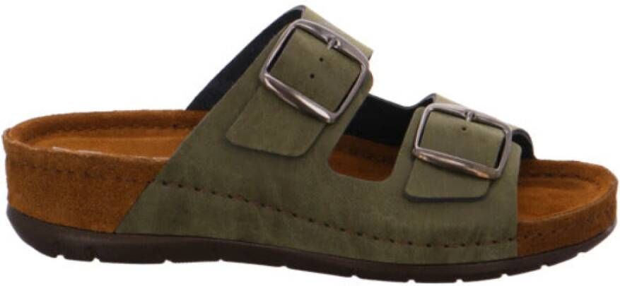 Rohde Groene Nubuck Sandaal voor Dames Green Dames