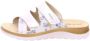 Rohde Slippers Baviera sleehak zomerschoen pantoffels met logo-embleem - Thumbnail 2