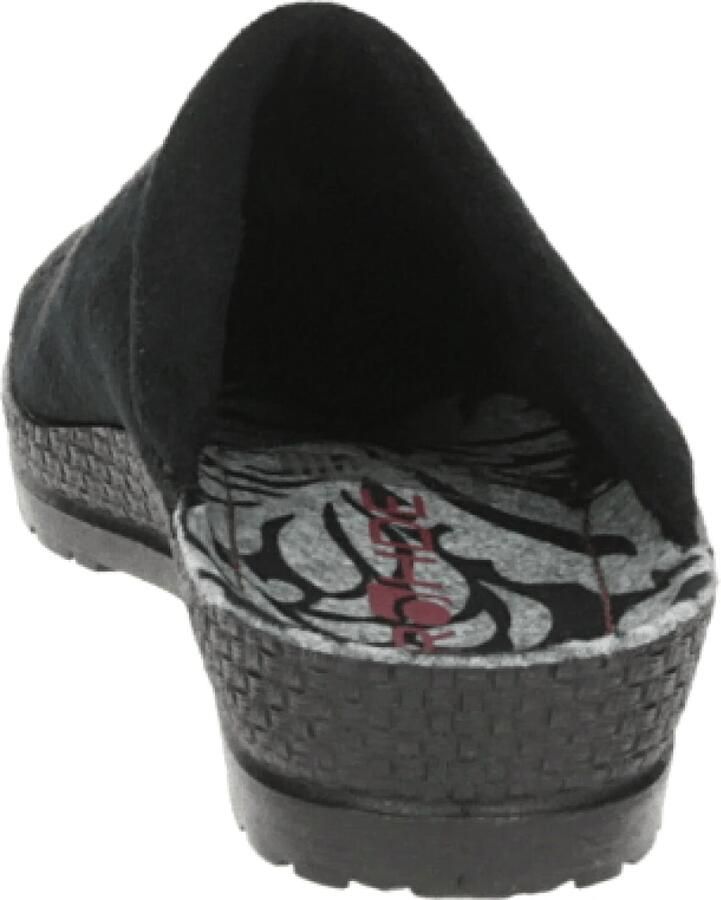 Rohde Pantoffels Zwart Textiel 270243 Dames Textiel - Foto 11