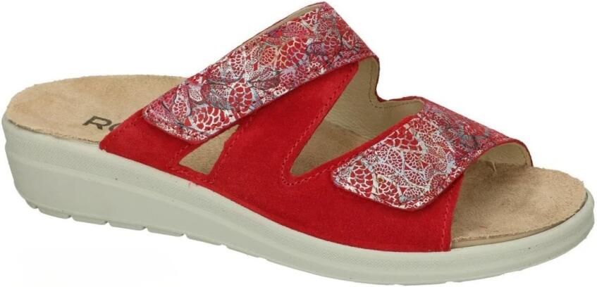 Rohde -Dames rood slippers & muiltjes