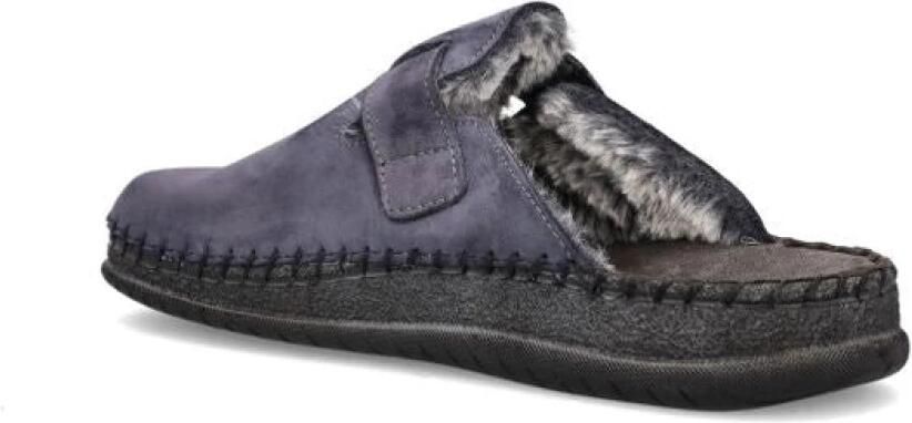 Rohde Blauwe Heren Pantoffels Warm en Slipbestendig Blue - Foto 2