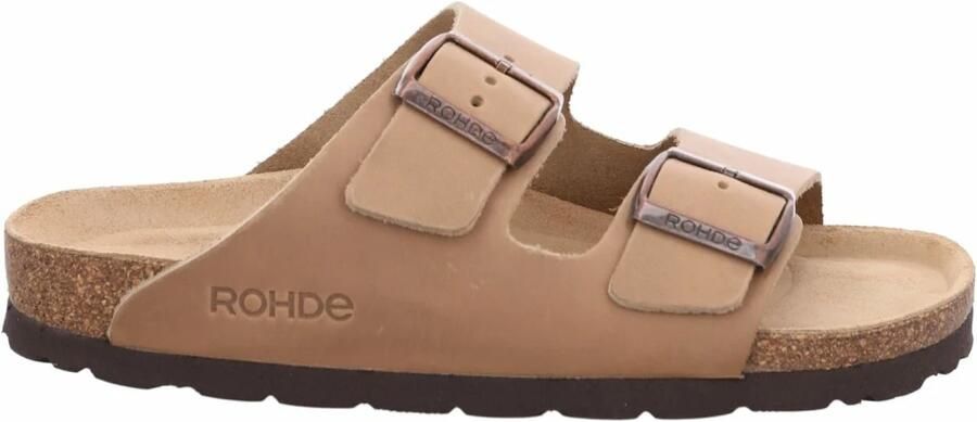 Rohde Sunnys N12 dames slof beige