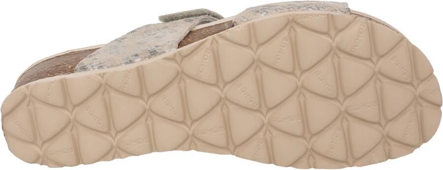 Rohde Beige damessandaal met klittenband - Foto 4