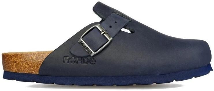 Rohde Blauwe Dames Clog Alba Stijl