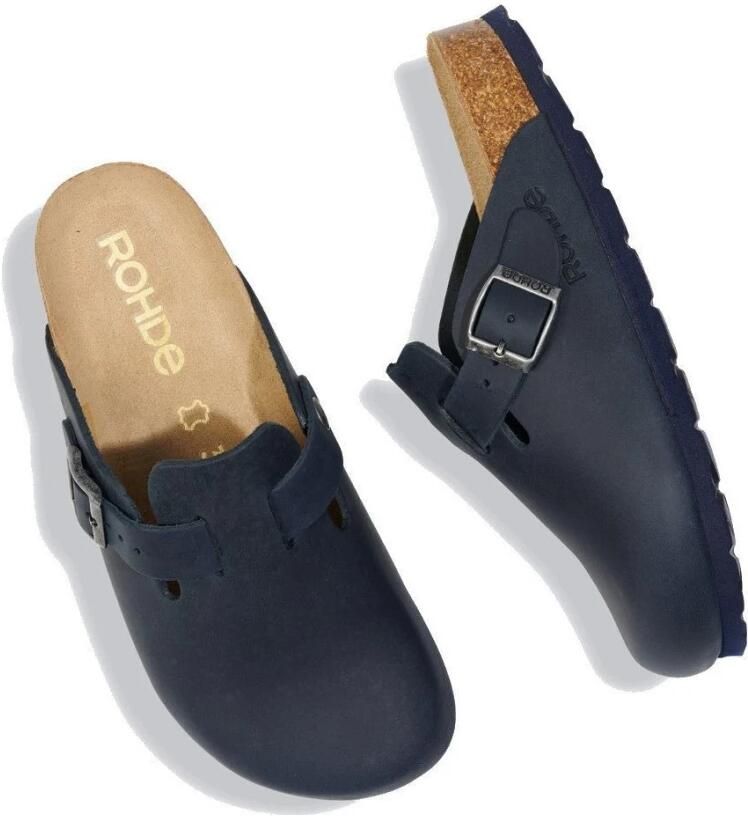 Rohde Blauwe Dames Clog Alba Stijl - Foto 3