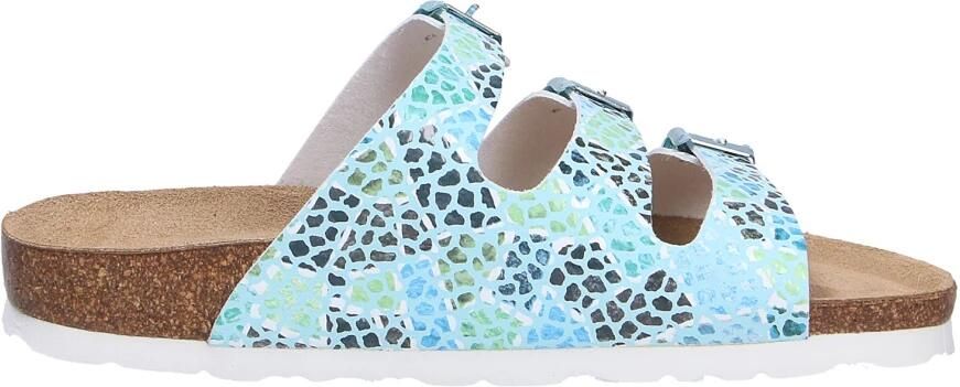 Rohde Blauwe Mix Damessandaal Comfortabel - Foto 3