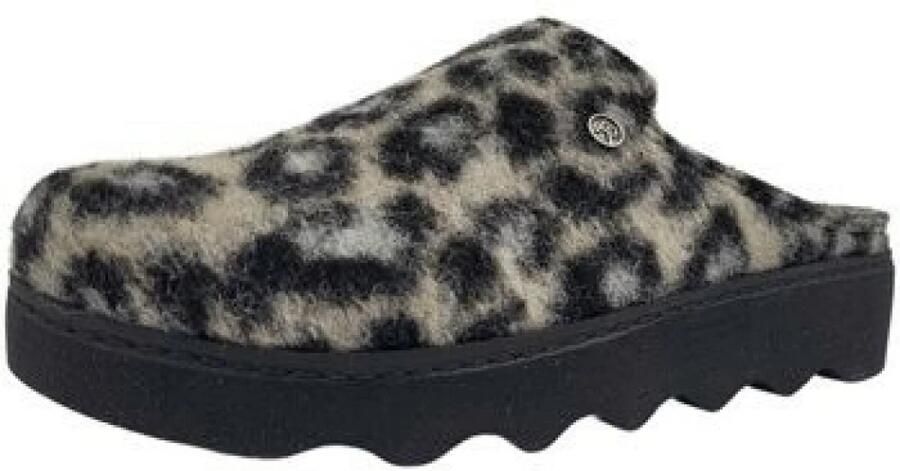 Rohde Felt House Slipper Leopard Design