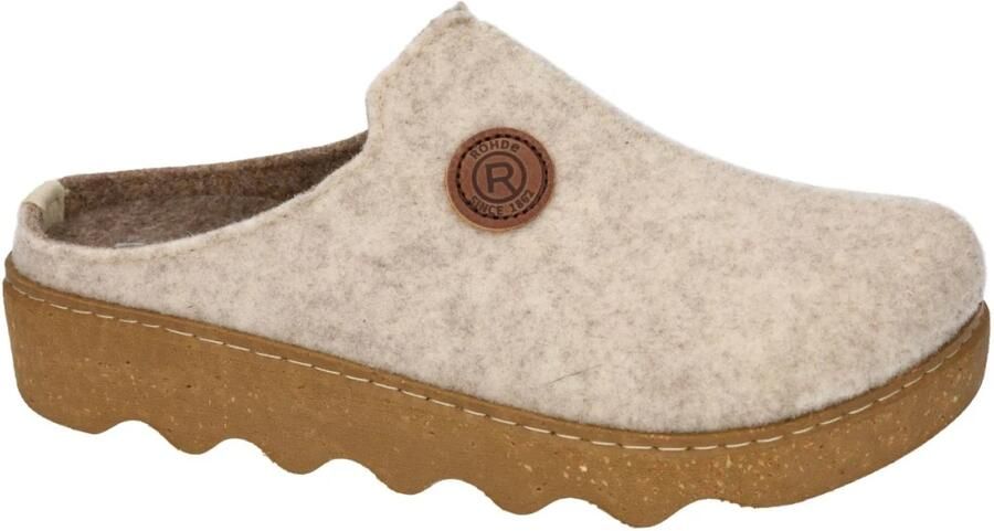 Rohde Pantoffels Foggia Pantoffel slof clog huis-slipper met profielzool - Foto 3