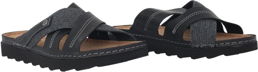 Rohde Foggia Zwarte Leren Sandaal - Foto 2