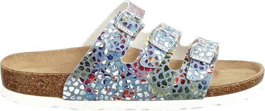 Rohde Slippers Alba zomerschoenen slippers pantoffels met kleurrijke print g-breedte = breed - Foto 2