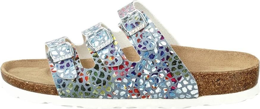 Rohde Slippers Alba zomerschoenen slippers pantoffels met kleurrijke print g-breedte = breed - Foto 3