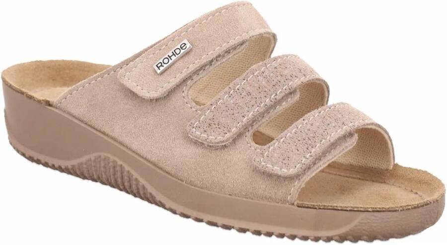 Rohde Dames Slipper 1932-18 Taupe - Foto 3