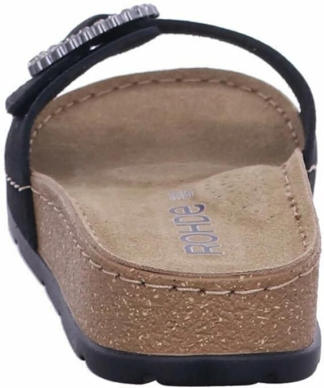 Rohde Beige Suède Muil Sandaal Beige Dames