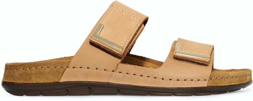 Rohde Leren Heren Slippers Bruin