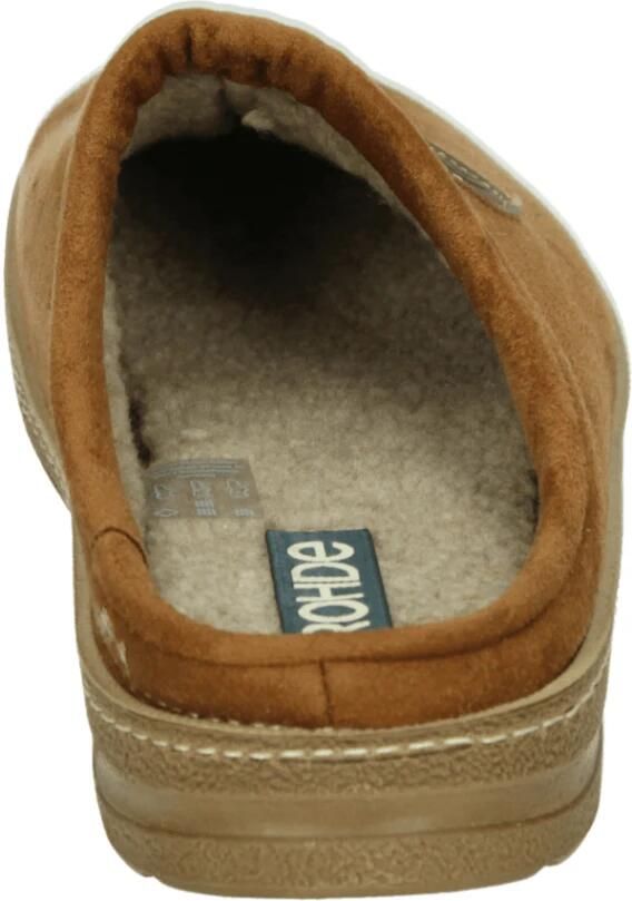 Rohde 7141~~~~~~~~~~~~~~~~~~~~~~~~~~ Heren pantoffels Cognac - Foto 4