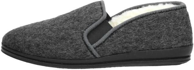 Rohde Pantoffels Heren Sloffen Instappers Wol Harde zool Dichte hiel 2610 Antraciet - Foto 2