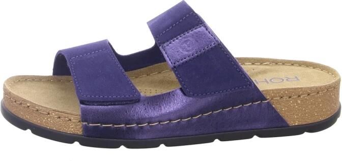 Rohde Sandalen met bandjes voor dames in effen kleur