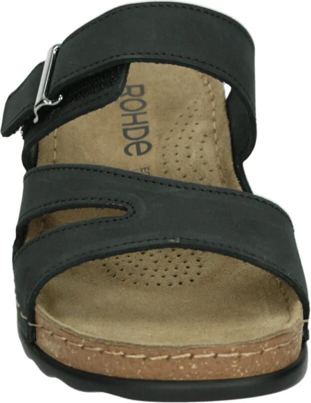 Rohde Blauwe Novara damessandaal Hoogwaardig Nubuk leer Blue Dames - Foto 2