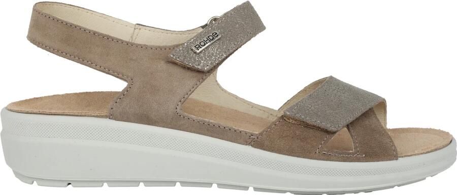 Rohde Taupe damessandaal met uitneembare binnenzool