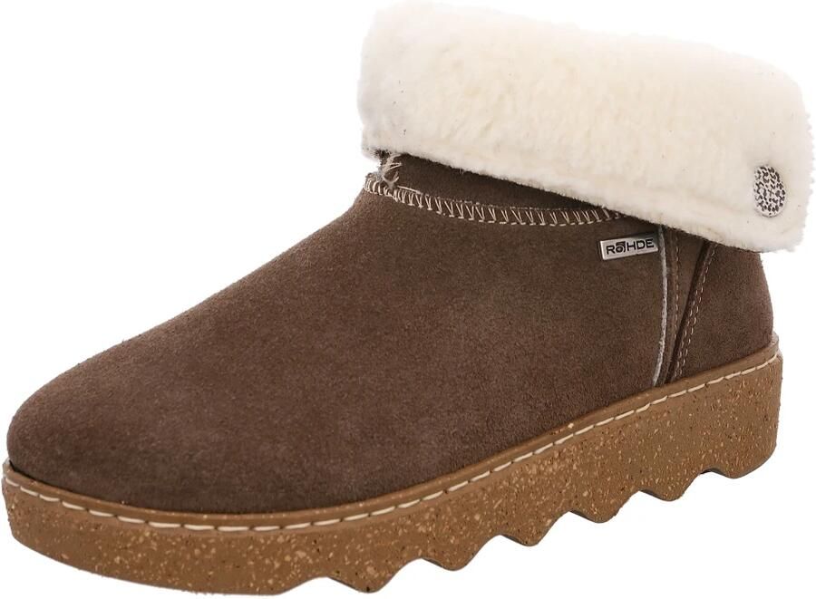 Rohde Stevige Suède Pantoffel Green Dames