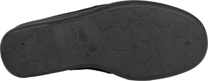 Rohde Pantoffels Dames Sloffen Instappers Suède Harde zool Dichte hiel 2516 Zwart - Foto 7