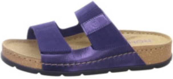 Rohde Sandalen met bandjes voor dames in effen kleur