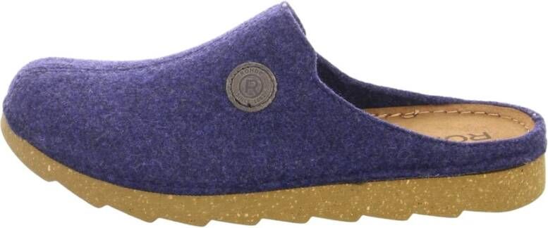 Rohde Pantoffels Heren Sloffen Heren Bruin 6790 - Foto 4