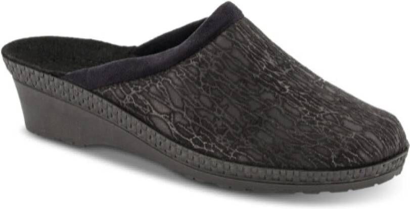 Rohde Slippers Black Dames