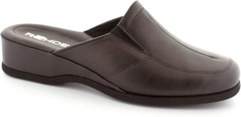 Rohde slippers (zwart) Zwart Dames