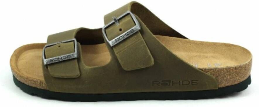 Rohde Sportieve leren sandalen voor heren