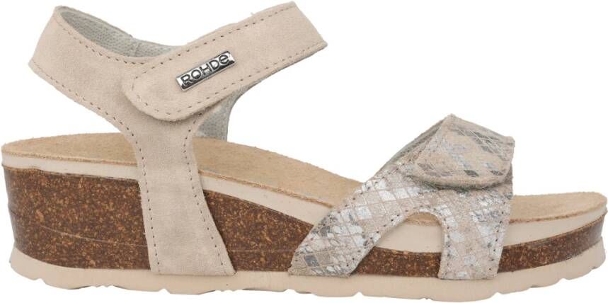 Rohde Elba dames sandaal beige