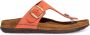 Rohde Stijlvolle Leren Slippers Oranje Orange Dames - Thumbnail 2