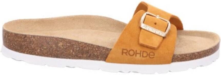 Rohde Stijlvolle Oranje Damesandaal Orange Dames