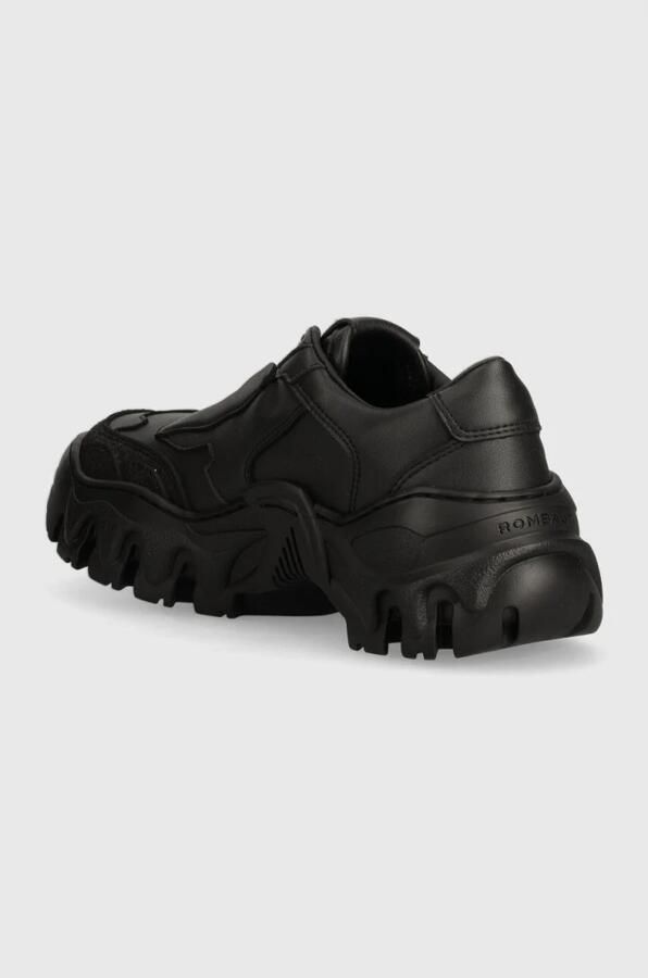 Rombaut Zwarte Lage Sneakers met Dikke Zool Black Dames - Foto 2