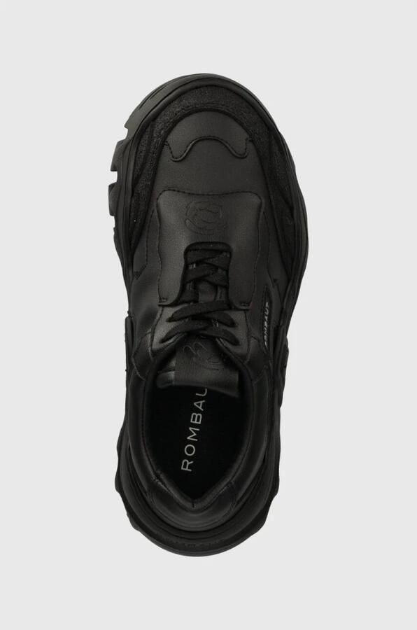 Rombaut Zwarte Lage Sneakers met Dikke Zool Black Dames - Foto 3