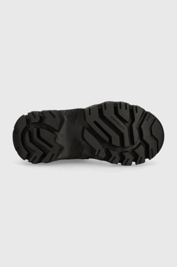 Rombaut Zwarte Lage Sneakers met Dikke Zool Black Dames - Foto 4