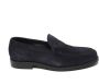 Rossano Bisconti Blauwe suède mocassin met masker Blue Heren - Thumbnail 1