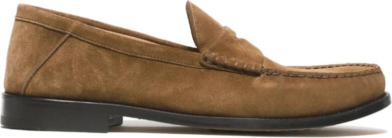Rossano Bisconti Bruine Suède Mocassin Schoenen Brown Heren