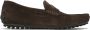 Rossano Bisconti Bruine Suède Mocassins Brown Heren - Thumbnail 1