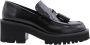 Rotta Klassieke Mocassin Schoenen Thirteen Black Dames - Thumbnail 2
