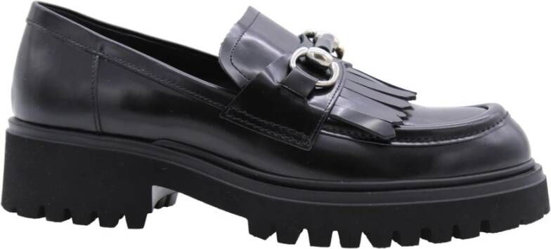 Rotta Klassieke Mocassin Schoenen Sixteen Black Dames
