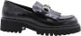 Rotta Klassieke Mocassin Schoenen Thirteen Black Dames - Thumbnail 23