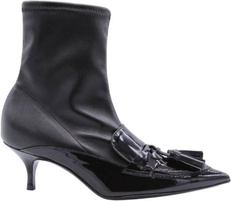 Guglielmo Rotta asia laarzen dames zwart glove black leer - Foto 6