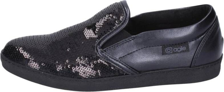 Rucoline Loafers met Pailletten voor Vrouwen Black Dames