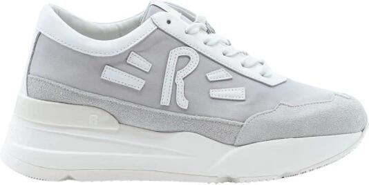 Rucoline String sneakers van leer en stof - Foto 2
